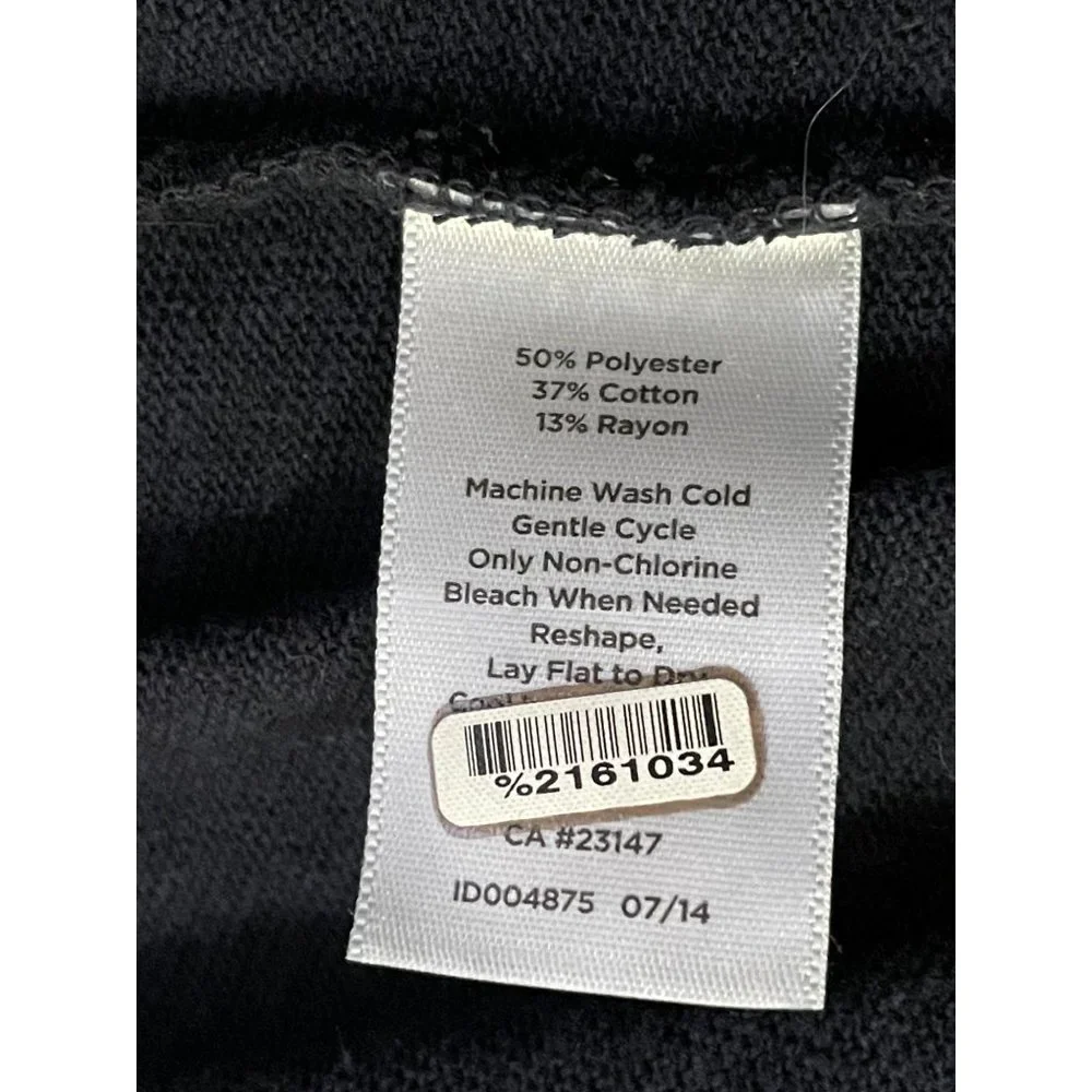 Talbots Cardigan Womens XS Used Open Front Dark Blue - Picture 8 of 10